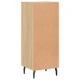 Aparador madera contrachapada color roble Sonoma 34,5x34x90 cm de vidaXL, Aparadores - Ref: Foro24-828815, Precio: 61,12 €, D...