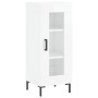 Aparador de madera contrachapada blanco brillante 34,5x34x90 cm de vidaXL, Aparadores - Ref: Foro24-828798, Precio: 66,38 €, ...