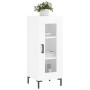 Aparador de madera contrachapada blanco brillante 34,5x34x90 cm de vidaXL, Aparadores - Ref: Foro24-828798, Precio: 66,38 €, ...