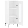 Aparador de madera contrachapada blanco brillante 34,5x34x90 cm de vidaXL, Aparadores - Ref: Foro24-828798, Precio: 66,38 €, ...