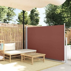Toldo lateral retráctil 140x300 cm marrón en Sombrillas | Comprar online en Foru.es