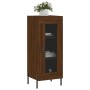 Aparador madera de ingeniería marrón roble 34,5x34x90 cm de vidaXL, Aparadores - Ref: Foro24-828811, Precio: 65,06 €, Descuen...