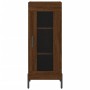 Aparador madera de ingeniería marrón roble 34,5x34x90 cm de vidaXL, Aparadores - Ref: Foro24-828811, Precio: 65,06 €, Descuen...