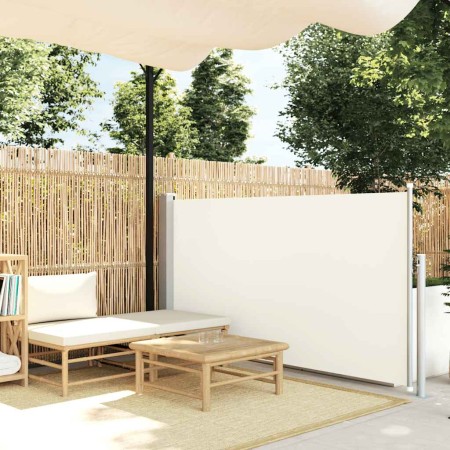 Toldo lateral retráctil 120x300 cm crema en Sombrillas | Comprar online en Foru.es