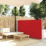 Toldo lateral retráctil 120x300 cm rojo en Sombrillas | Comprar online en Foru.es