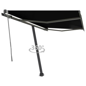 Toldo de pie automático gris antracita 300x250 cm en Toldos | Comprar online en Foru.es