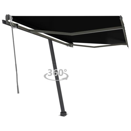 Toldo de pie automático gris antracita 300x250 cm en Toldos | Comprar online en Foru.es