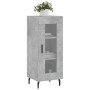 Aparador de madera contrachapada gris hormigón 34,5x34x90 cm de vidaXL, Aparadores - Ref: Foro24-828816, Precio: 61,12 €, Des...
