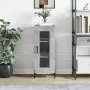 Concrete gray plywood sideboard 34.5x34x90 cm by vidaXL, Sideboards - Ref: Foro24-828808, Price: 62,18 €, Discount: %
