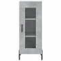 Concrete gray plywood sideboard 34.5x34x90 cm by vidaXL, Sideboards - Ref: Foro24-828808, Price: 62,18 €, Discount: %