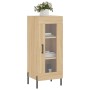 Aparador madera contrachapada color roble Sonoma 34,5x34x90 cm de vidaXL, Aparadores - Ref: Foro24-828807, Precio: 63,08 €, D...