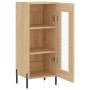 Aparador madera contrachapada color roble Sonoma 34,5x34x90 cm de vidaXL, Aparadores - Ref: Foro24-828807, Precio: 63,08 €, D...