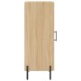 Aparador madera contrachapada color roble Sonoma 34,5x34x90 cm de vidaXL, Aparadores - Ref: Foro24-828807, Precio: 63,08 €, D...