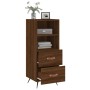 Aparador madera de ingeniería marrón roble 34,5x34x90 cm de vidaXL, Aparadores - Ref: Foro24-828643, Precio: 54,38 €, Descuen...