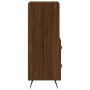 Aparador madera de ingeniería marrón roble 34,5x34x90 cm de vidaXL, Aparadores - Ref: Foro24-828643, Precio: 54,38 €, Descuen...