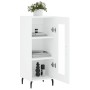 Aparador madera de ingeniería blanco 34,5x34x90 cm de vidaXL, Aparadores - Ref: Foro24-828812, Precio: 51,75 €, Descuento: %