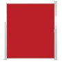 Toldo lateral retráctil 160x500 cm rojo en Sombrillas | Comprar online en Foru.es