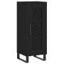 Aparador de madera contrachapada negro 34,5x34x90 cm de vidaXL, Aparadores - Ref: Foro24-828821, Precio: 65,59 €, Descuento: %
