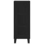 Aparador de madera contrachapada negro 34,5x34x90 cm de vidaXL, Aparadores - Ref: Foro24-828821, Precio: 65,59 €, Descuento: %