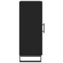 Aparador de madera contrachapada negro 34,5x34x90 cm de vidaXL, Aparadores - Ref: Foro24-828821, Precio: 65,59 €, Descuento: %