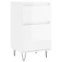 Sideboards 2 pcs glossy white engineered wood 40x35x70 cm by vidaXL, Sideboards - Ref: Foro24-831153, Price: 93,81 €, Discoun...