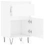 Aparadores 2 uds madera de ingeniería blanco brillo 40x35x70 cm de vidaXL, Aparadores - Ref: Foro24-831153, Precio: 94,99 €, ...
