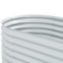 Arriate de acero galvanizado plateado 400x80x81 cm en Macetas y jardineras | Comprar online en Foru.es
