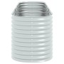 Arriate de acero galvanizado plateado 320x80x81 cm en Macetas y jardineras | Comprar online en Foru.es