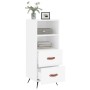 Aparador madera de ingeniería blanco 34,5x34x90 cm de vidaXL, Aparadores - Ref: Foro24-828636, Precio: 53,98 €, Descuento: %