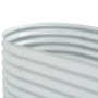 Arriate de acero galvanizado plateado 240x80x81 cm en Macetas y jardineras | Comprar online en Foru.es