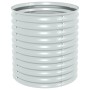 Arriate de acero galvanizado plateado 80x80x81 cm en Macetas y jardineras | Comprar online en Foru.es