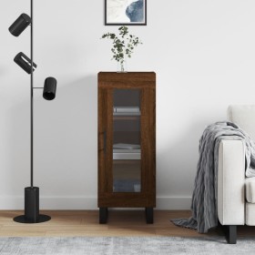 Aparador madera de ingeniería marrón roble 34,5x34x90 cm de vidaXL, Aparadores - Ref: Foro24-828827, Precio: 65,59 €, Descuen...