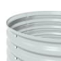 Arriate de acero galvanizado plateado 80x80x81 cm en Macetas y jardineras | Comprar online en Foru.es