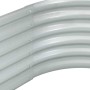 Arriate de acero galvanizado plateado 320x80x44 cm en Macetas y jardineras | Comprar online en Foru.es