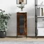 Smoked oak engineered wood sideboard 34.5x34x90 cm by vidaXL, Sideboards - Ref: Foro24-828809, Price: 62,29 €, Discount: %