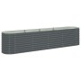 Arriate de acero galvanizado gris 400x80x81 cm en Macetas y jardineras | Comprar online en Foru.es