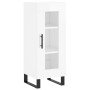 Aparador de madera contrachapada blanco brillante 34,5x34x90 cm de vidaXL, Aparadores - Ref: Foro24-828822, Precio: 69,82 €, ...