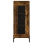 Aparador madera de ingeniería roble ahumado 34,5x34x90 cm de vidaXL, Aparadores - Ref: Foro24-828809, Precio: 63,08 €, Descue...