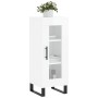 Aparador de madera contrachapada blanco brillante 34,5x34x90 cm de vidaXL, Aparadores - Ref: Foro24-828822, Precio: 69,82 €, ...