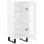 Aparador de madera contrachapada blanco brillante 34,5x34x90 cm de vidaXL, Aparadores - Ref: Foro24-828822, Precio: 69,82 €, ...