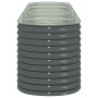 Arriate de acero galvanizado gris 320x80x81 cm en Macetas y jardineras | Comprar online en Foru.es