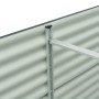 Arriate de acero galvanizado gris 320x80x81 cm en Macetas y jardineras | Comprar online en Foru.es