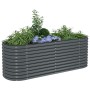 Arriate de acero galvanizado gris 240x80x81 cm en Macetas y jardineras | Comprar online en Foru.es