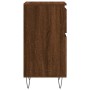 Aparadores 2 uds madera de ingeniería marrón roble 40x35x70 cm de vidaXL, Aparadores - Ref: Foro24-831163, Precio: 65,98 €, D...