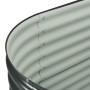 Arriate de acero galvanizado gris 160x80x81 cm en Macetas y jardineras | Comprar online en Foru.es