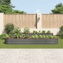 Arriate de acero galvanizado gris 400x80x44 cm en Macetas y jardineras | Comprar online en Foru.es