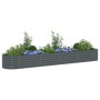 Arriate de acero galvanizado gris 400x80x44 cm en Macetas y jardineras | Comprar online en Foru.es