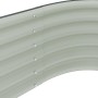 Arriate de acero galvanizado gris 400x80x44 cm en Macetas y jardineras | Comprar online en Foru.es