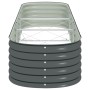 Arriate de acero galvanizado gris 320x80x44 cm en Macetas y jardineras | Comprar online en Foru.es