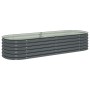 Arriate de acero galvanizado gris 240x80x44 cm en Macetas y jardineras | Comprar online en Foru.es